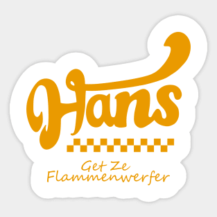 Hans (Standard) Sticker